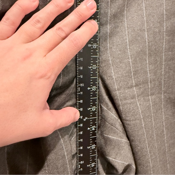 Lauren Ralph Lauren 100% Wool Pinstripe Pleated Trousers Size 10 | Old Money - Picture 7 of 9